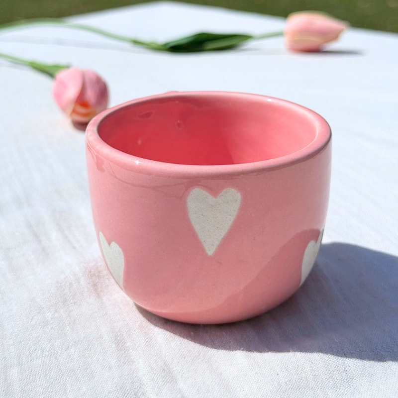 Sweetheart Pink Mini Espresso, Tea Cup