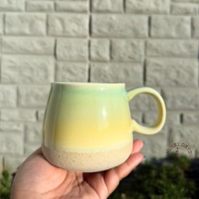 Yellow Textured Cup