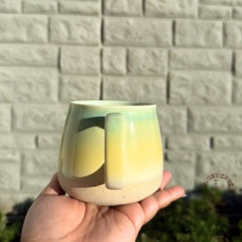 Yellow Textured Cup