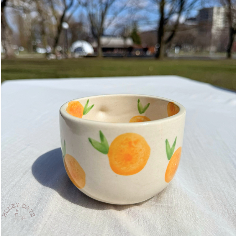 Orange Ceramic Cup